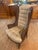 Vintage MCM Lewittes Cane Wingback For Sale - Image 11 of 12