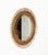 1960s Mid-Century Round Rattan and Bamboo Wall Mirror in the style of Franco Albini, Italy, 1960s For Sale - Image 5 of 11