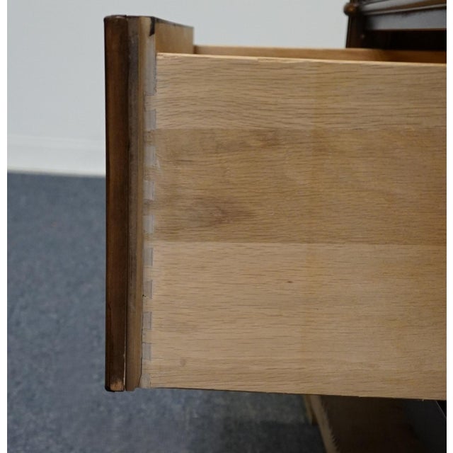 Brown Late 20th Century Stanley Furniture Solid Cherry Italian Inspired Traditional 42" Chiffonier Armoire 339-13-14 For Sale - Image 8 of 15