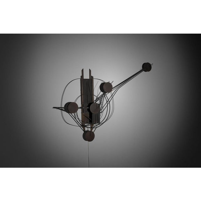 Kinetic Wall Sculpture by Christoph Bollinger, 1974 For Sale - Image 15 of 18