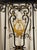 Antique French Wrought Iron Entryway Surround With Gilded Lyre Decor, C. 1920s For Sale - Image 17 of 18