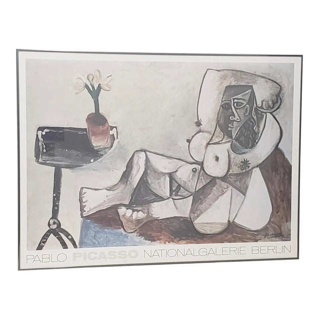 Vintage Large Scale Picasso "National Galerie, Berlin" Exhibition Poster C.1989 For Sale
