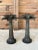 Coastal Metal Palm Tree Candle Holders-Pair For Sale - Image 10 of 11