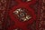 2000 - 2009 Turkmen Runner 2’6” X 9’7” Red Wool Vintage Tribal Hand-Knotted Oriental Rug For Sale - Image 5 of 13