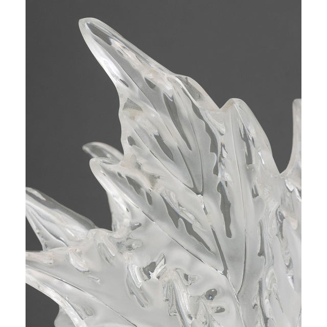 Early 21st Century Lalique Crystal "Champs-Elysees" Two-Tier Chandelier For Sale - Image 5 of 13
