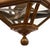 Brass Grande French Antique Brass and Glass Lantern, Circa 1920 For Sale - Image 8 of 9