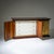 Brass Burl Veneer and Brass Sideboard by Luciano Frigerio, Italy, 1970s For Sale - Image 8 of 8