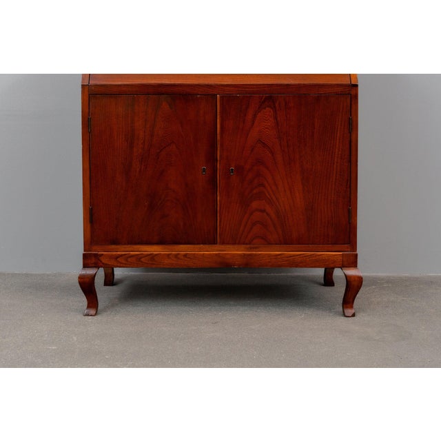 Art Nouveau Secretary Desk in Oak, Early 20th Century For Sale - Image 16 of 18
