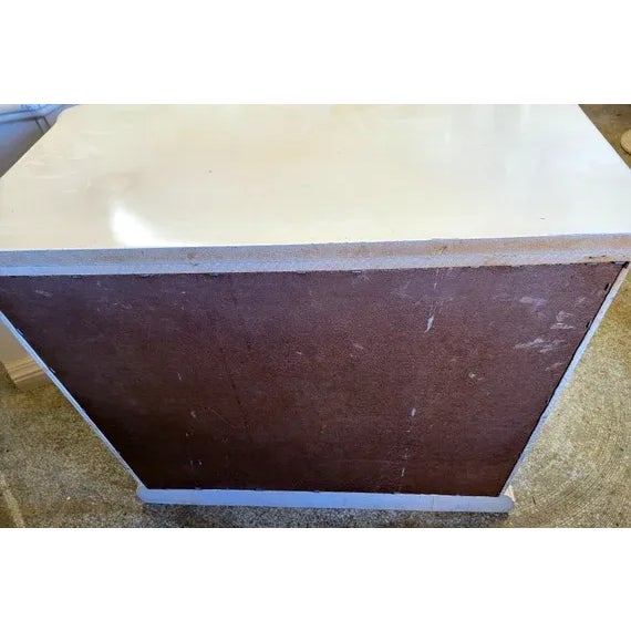 Wood 1960s Hollywood Regency Chippendale Fretwork Mirrored Nightstands - Set of 2 For Sale - Image 7 of 9