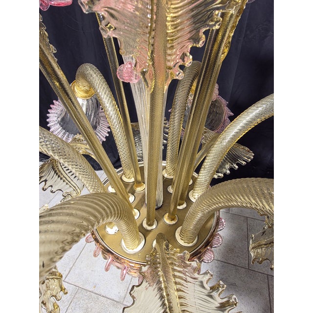 Murano Chandelier, 1980s For Sale - Image 6 of 13
