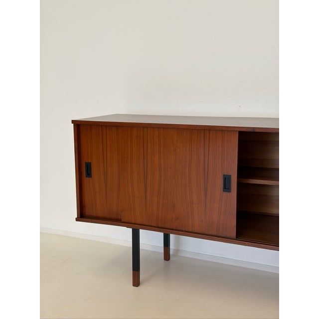 Black Vintage Teak Sideboard, 1970s For Sale - Image 8 of 17