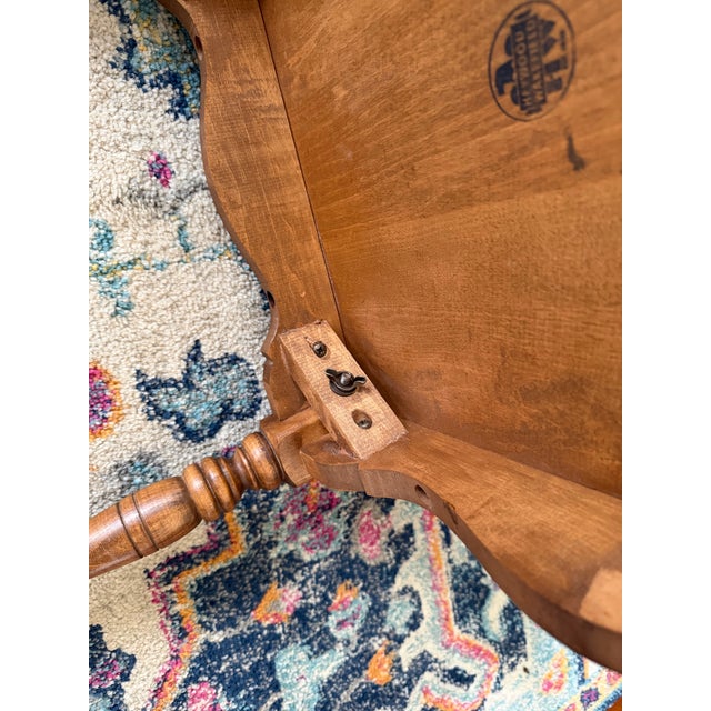 Mid 20th Century Heywood-Wakefield "Old Colony" Solid Maple Step Tables - A Pair For Sale - Image 12 of 12