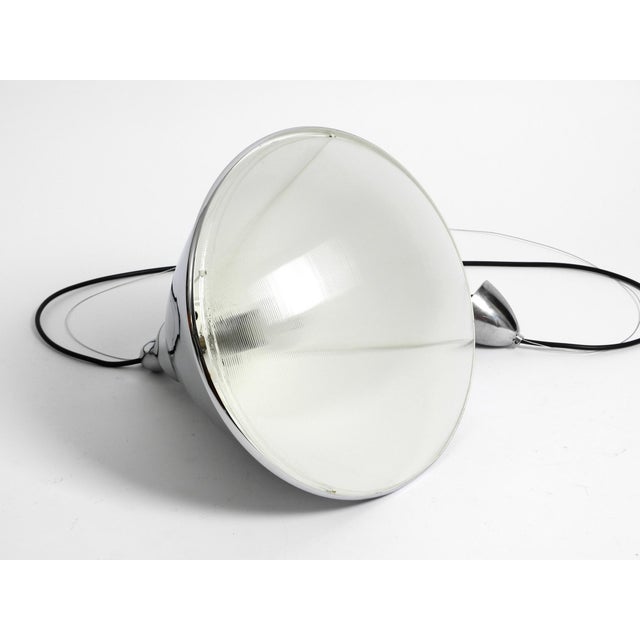 Silver Large Pendant Lamp Headlight in Chrome-Plated Sheet Steel by Ingo Maurer, 1960s For Sale - Image 8 of 18