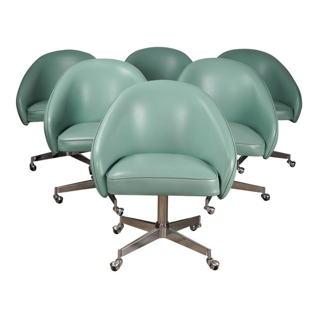 Swivel rolling dining chairs clearance