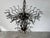 70's Vintage Italian Venini Triedri Clear Murano Glass Chandelier For Sale - Image 10 of 12