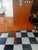 Brown Mid-Century Coffee Table with Compass Legs, 1950s For Sale - Image 8 of 14