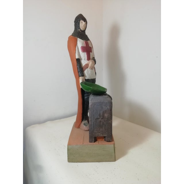 1980s Sculpture Guglielmo Embriaco by Umberto Piombino for Il Tondo, Produced for Erg S.P.A., Italy, 1983 For Sale - Image 5 of 18