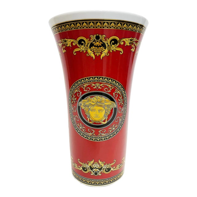 Gianni Versace "Medusa" Vase for Rosenthal Porcelain For Sale