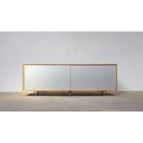 Mid-Century Modern MI 806 Aluminium Sideboard by Bruno Mathsson, 1960s For Sale - Image 3 of 11