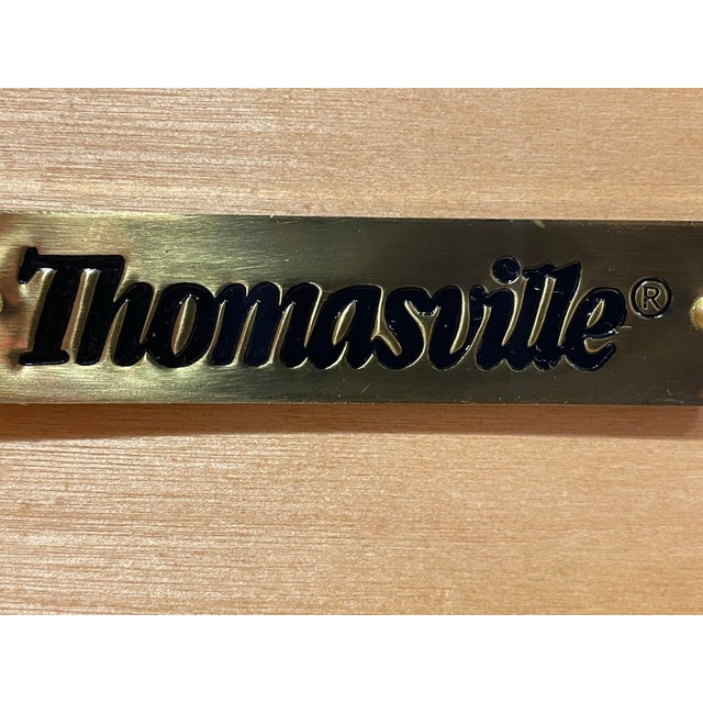 Thomasville Vintage Burl Wood Coffee Table With Turned Legs For Sale - Image 9 of 9