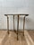 Gilt Metal and Smoke Glass Table For Sale - Image 10 of 11