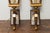 Metal Mid 20th Century French Mid Century Modern Gilt Iron Wall Mounted Lanterns with Single Lights - a Pair For Sale - Image 7 of 9