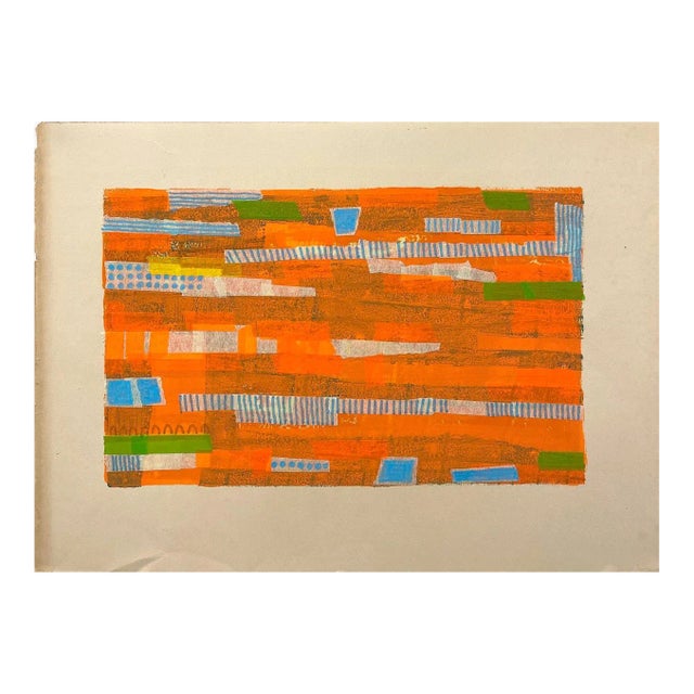 Contemporary Mixed Media Painting, "La Brea #9" For Sale