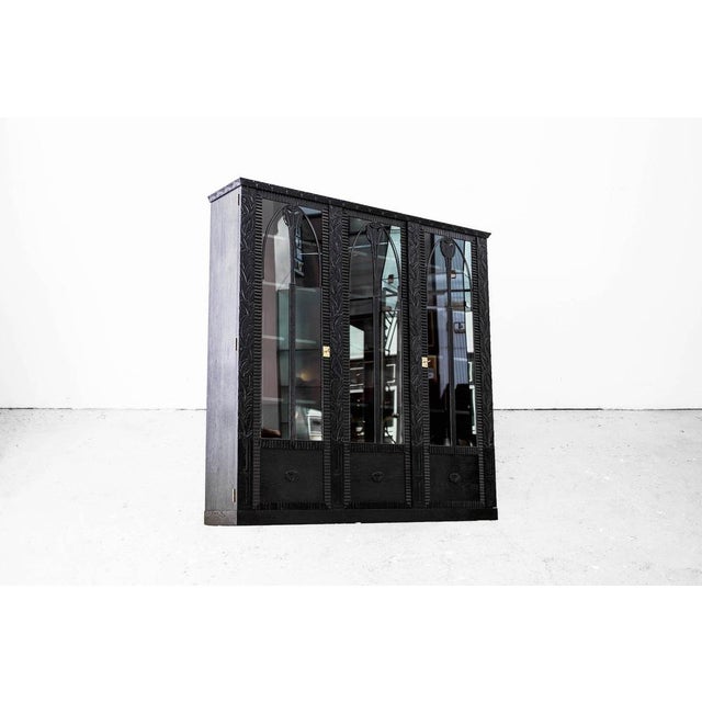 Art Nouveau Table Display Case by Hans Bolek, School Josef Hoffmann for August Ungethüm, Vienna, 1913 For Sale - Image 6 of 18