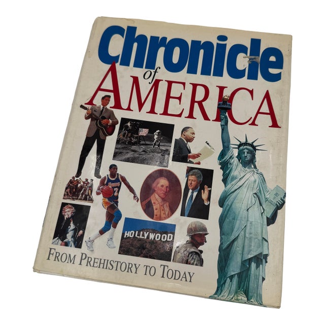 Chronicle of America From Prehistory to Today 1995 Coffee Table Book For Sale
