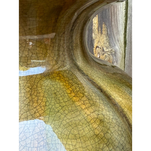 Frederick Cooper Drip Glaze Pottery Lamp For Sale - Image 6 of 10