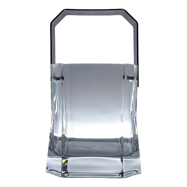 Crystal Ice Bucket by Cini Boeri for Arnolfo Di Cambio, 1970s For Sale