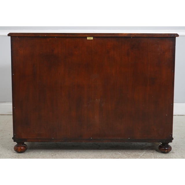 Maitland Smith Burl Walnut Serpentine Chest For Sale - Image 17 of 18