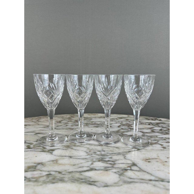 20th Century Crystal Chantilly Glassware Service from Saint Louis, Set of 26 For Sale - Image 4 of 9