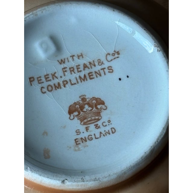 Tan Antique English Biscuit Barrel For Sale - Image 8 of 8