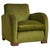 Italian Art Deco Lounge Chair in Original Green Velvet, 1950s - 2 Available For Sale - Image 10 of 18