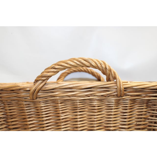 Vintage French Provincial Vineyard Harvest Backpack. For Sale - Image 6 of 13