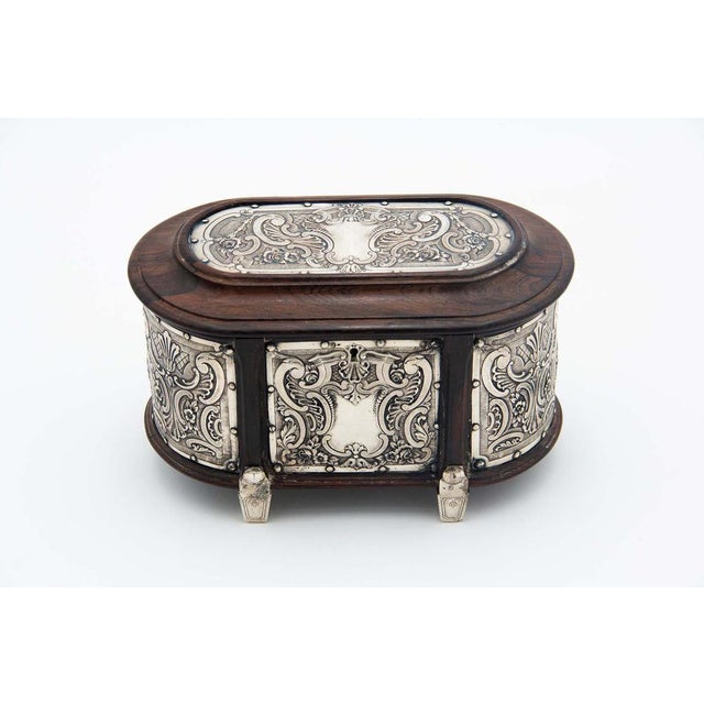 Palo Santo Wood Jewelry Box For Sale - Image 5 of 5