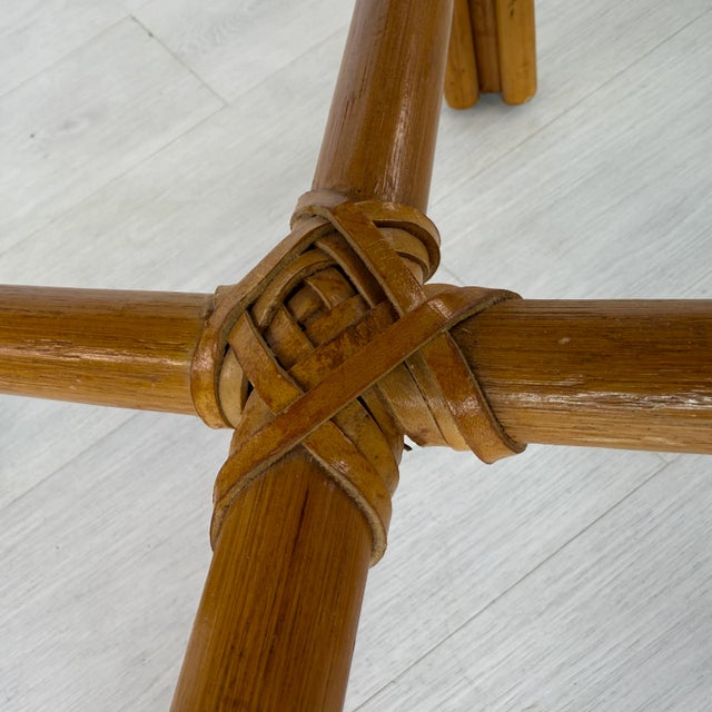 Dutch Vintage Wicker Dining Chairs – Set of 4 For Sale - Image 12 of 13