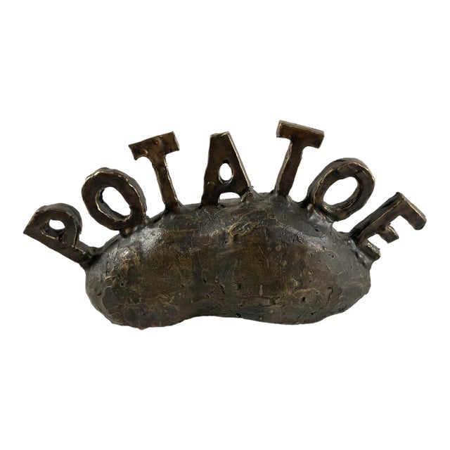 Vice Presidential Potato Bronze Sculpture Herbert Simon, 1995, Political Satire For Sale