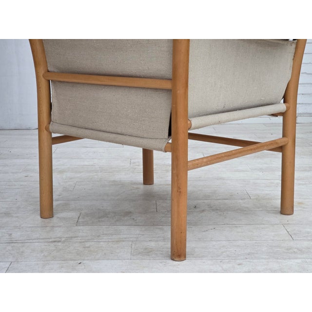 Swedish Model G7 Pedro Leather Armchair by Gunnar Kentemo, 1970s For Sale - Image 15 of 18