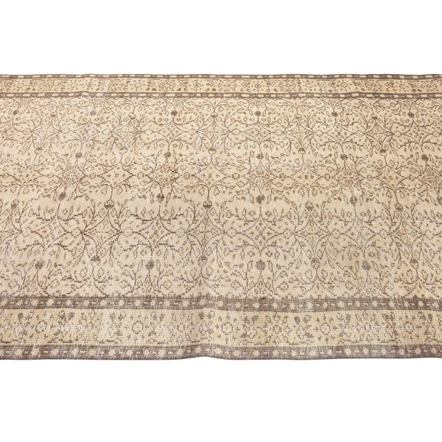 Vintage Decorative Turkish Oushak Rug For Sale - Image 4 of 6