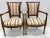 Pair of early 20th century beautifully proportioned Fauteuil armchairs in French Directoire style, each with barreled...