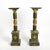 Italian Empire Style Gilt-Bronze / Green Marble Pedestals For Sale - Image 10 of 11