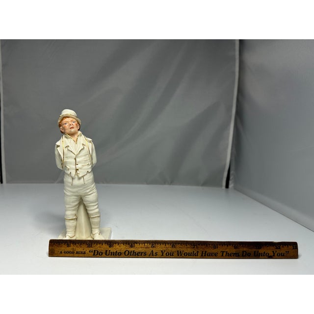 Antique Royal Worcester Figurine: Paddy Irishman, James Hadley, 1868 For Sale - Image 10 of 10
