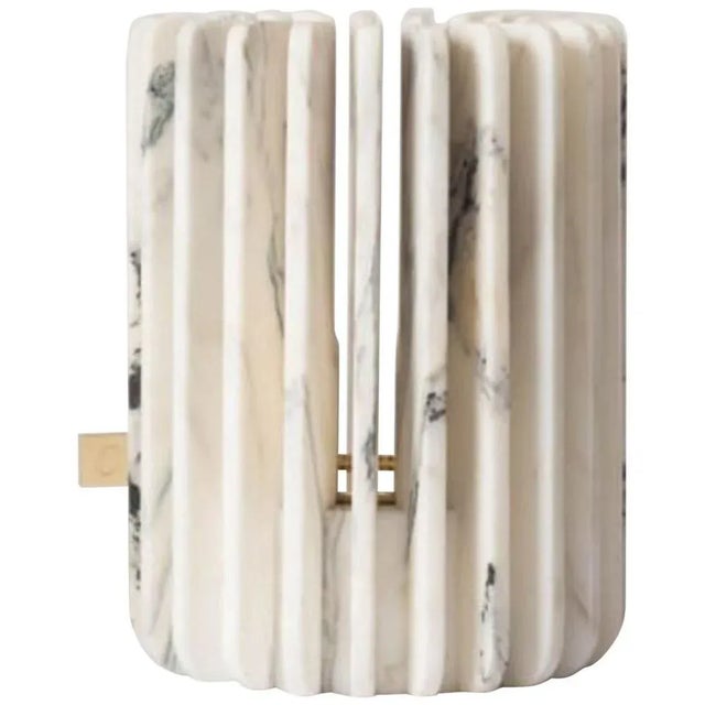 Gray Paonazzo Orion Candleholders by Dan Yeffet For Sale - Image 8 of 8