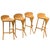 1970s 1970s Elevate Your Space With the Miura Barstool Set, a Masterpiece of Modern Nordic Design. For Sale - Image 5 of 8