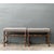 Wood Vintage Lewis Mittman Nailhead Low Stools - A Pair For Sale - Image 7 of 12