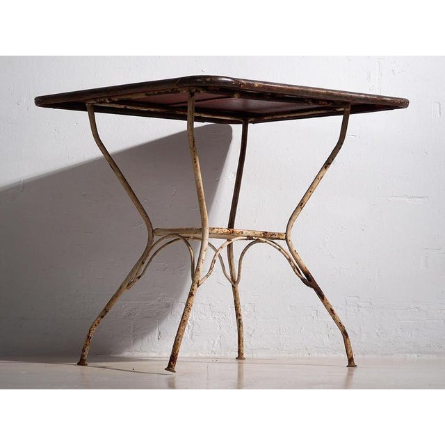 Rustic Vintage Outdoor Table, 1920 For Sale - Image 3 of 10