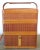 Asian Vintage 1946 Occupied Japan Stacking Bamboo Lunch Picnic Basket For Sale - Image 3 of 12
