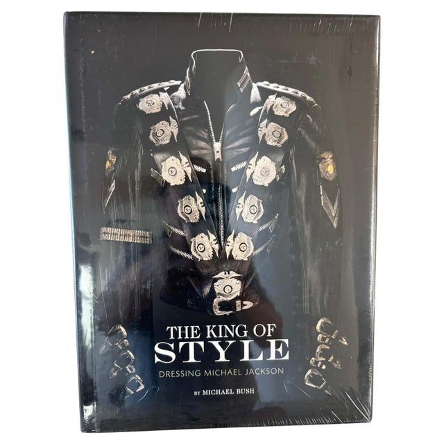Textile The King of Style: Dressing Michael Jackson by Michael Bush Hardcover Book NEW For Sale - Image 7 of 13